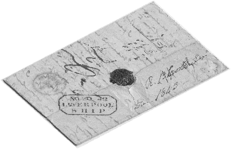 1840s envelope