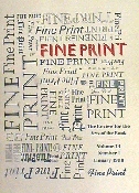 Fine Print Vol. 14 no.
1