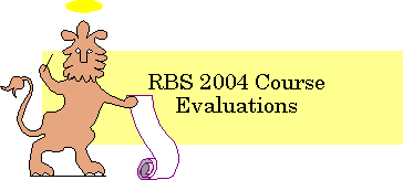 RBS 2003 Course Evaluations
