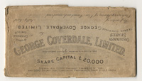 Proof of intaglio plate for George Coverdale, Limited