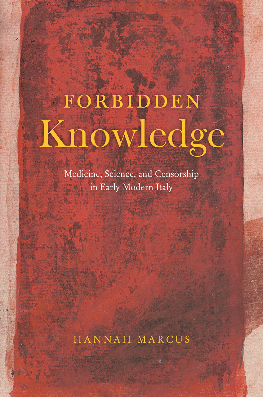 Marcus Forbidden Knowledge bookcover | Rare Book School