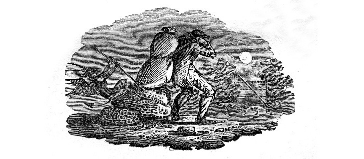 The young Jane Eyre calls this Bewick Vignette “an object of terror.” Her description helps to set the novel within the gothic tradition